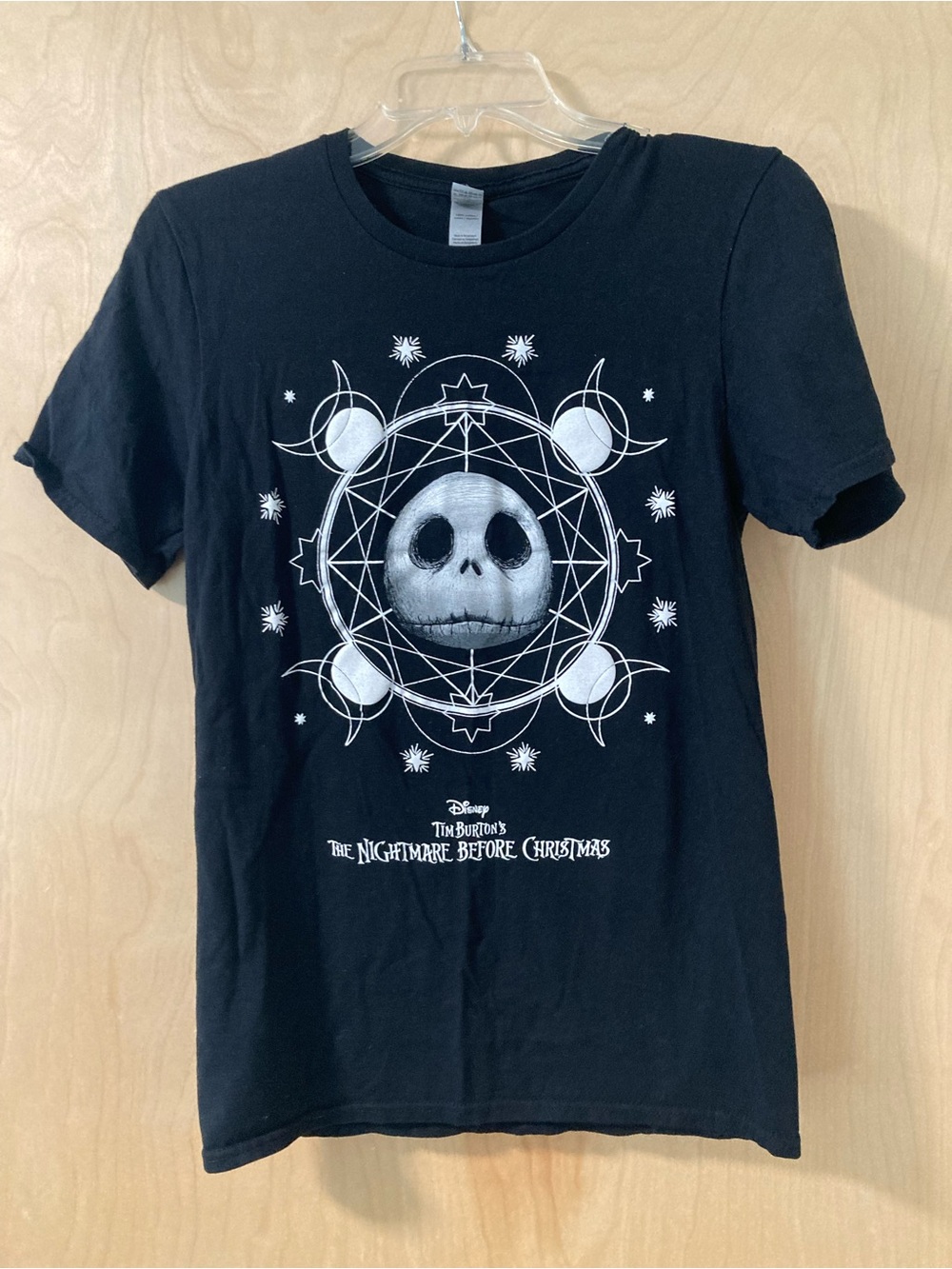 Disney NWOT Jack Skellington Black Softstyle T‑Shirt Women’s Size Small